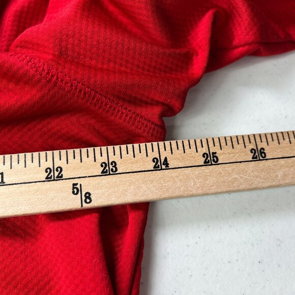 Adidas Nebraska Cornhuskers 1/4 Zip Pullover Lightweight Jacket Sweatshirt Mens - Picture 9 of 10